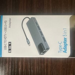 Type-C Adapter5in1 HDMI ハブ USB Type-C