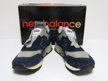 1990年 USA製 VINTAGE NEW BALANCE M580 NAVY GREY 9.5us 27.5cm 2E ニューバランス オリジナル ビンテージ デッド 加水分解 廃番_画像3