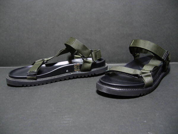 【 送料無料・新品・未使用 】 定価¥14,289 LUCA IACHINI ルカイアキーニ STRAP SANDAL ストラップサンダル BM/600 カーキ 42 (27-26.5)