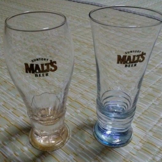 レア サントリーモルツビアグラス 2客セット