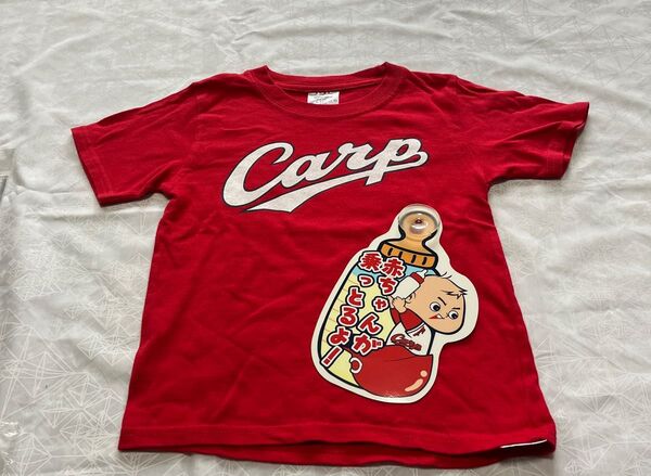 カープ坊やTシャツ+子ども乗車ステッカー(吸盤タイプ)
