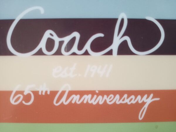 COACH 65周年 記念品 記念 クリアファイル ブランド コーチ