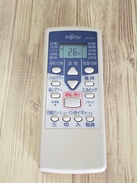 FUJITSU 富士通 エアコンリモコン AR-RCB1J (管理番号TA311N)