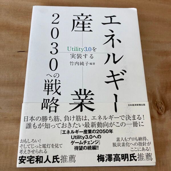 エネルギー産業2030への戦略 Utility3.0を実装する 竹内純子/編著 伊藤剛/著 戸田直樹/著