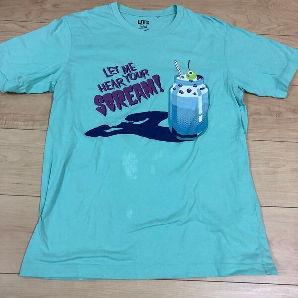 ディズニー リトルグリーンメン トイストーリー Tシャツ ブルー グリーン Lサイズ 半袖Tシャツ