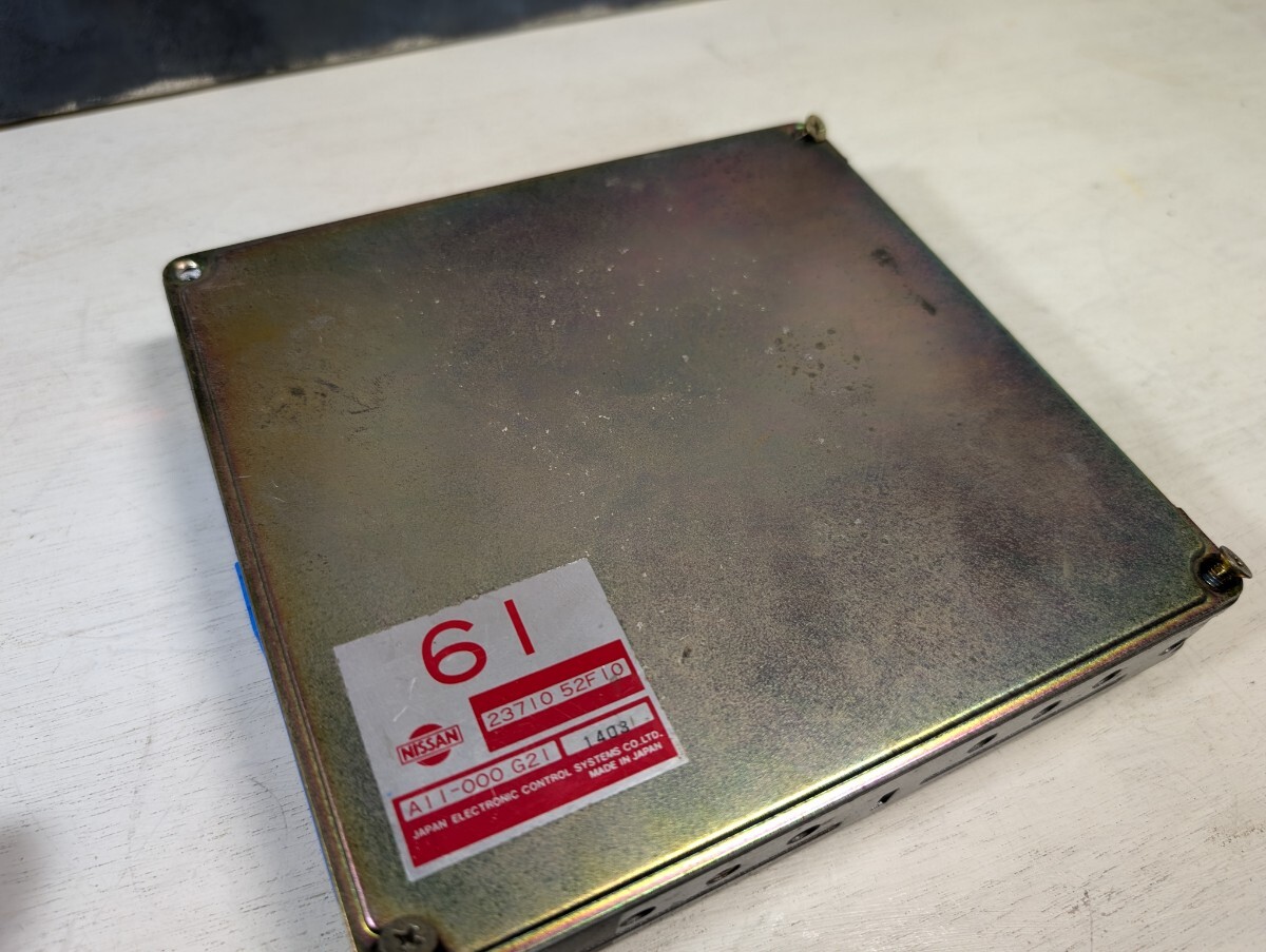 【KG】 日産 シルビア S13 AT車 NA SR20DE エンジンコンピューター ECU CPU 23710 52F10 希少 同梱OK 手渡しOK