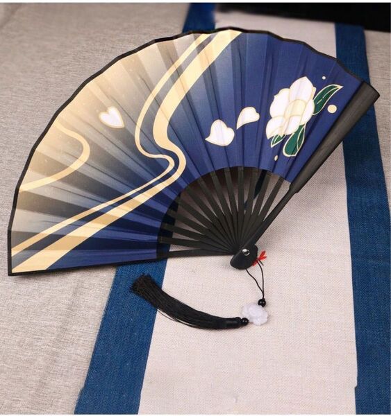 原神 新品未使用 神里華 扇子 コスプレ 8寸