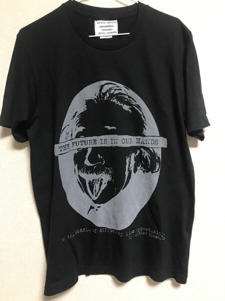 UNFINISHEDアインシュタインTシャツブラックseditionariesセディショナリーズundercover