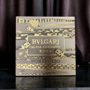 BVLGARI 10,VIA CONDOTTI ROMA カタログ ブルガリ 商品 本 ポートフォリオ スネーク ゴールド 広告