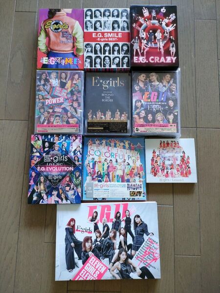 E.G FAMILY、E-GIRLS DVD、CD まとめ売り バラ売り不可!
