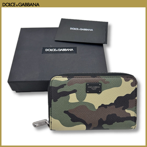 新品ドルチェ&ガッバーナ DOLCE&GABBANAメンズカードケース迷彩柄 カモフラージュ★