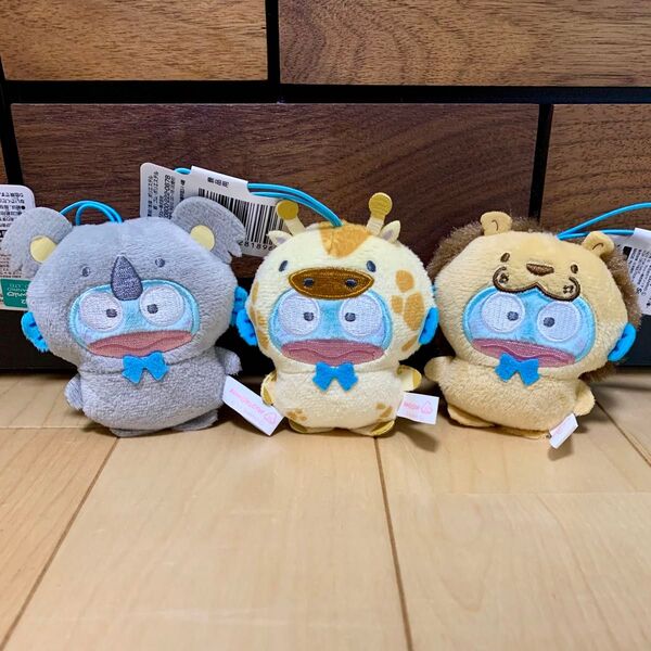 サンリオ どうぶつ着ぐるみマスコット コアラ編 キリン編 ライオン編 ハンギョドン ぬいぐるみ タグ付き サンリオキャラクターズ