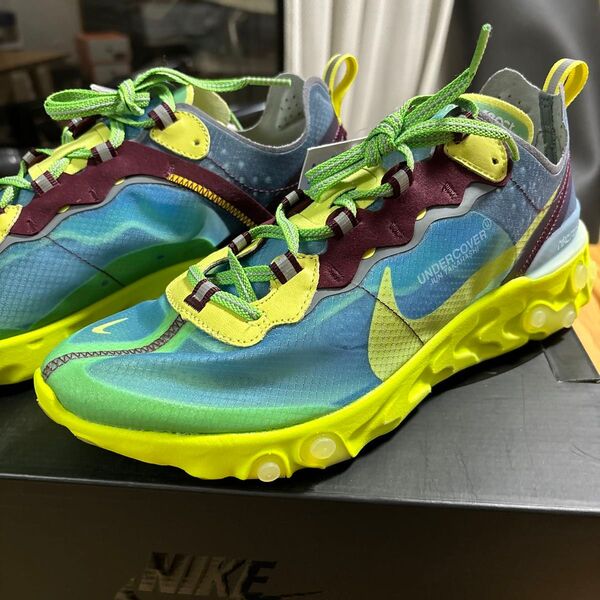 UNDERCOVER × Nike React Element 87 "Blue Yellow"