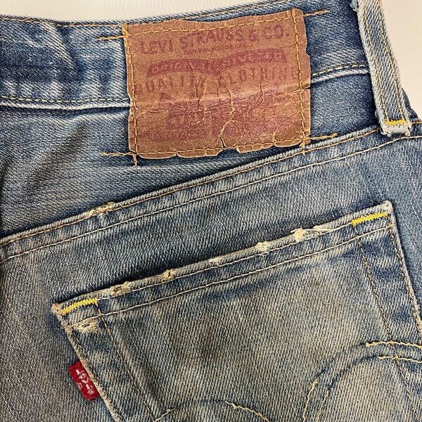 3,000円OFF!リーバイス527ブーツカット ダメージタイプ W30 L32 MADE IN MEXC