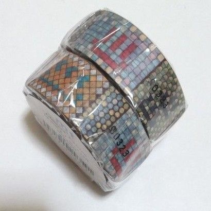 カモ井 mt マスキングテープ mt lab. 復刻版 温泉タイル 2本