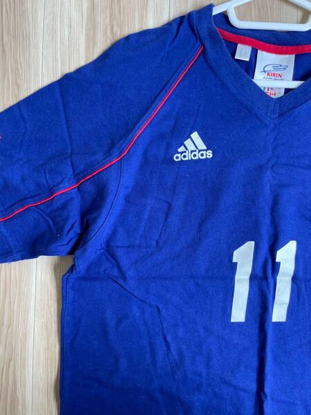 サッカー 日本 代表 ユニホーム 2003 adidas ゲームシャツ トップス 半袖 半袖Tシャツ
