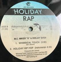 M.C.MIKER G & DEEJAY SVEN / HOLIDAY RAP / PARTY TUNE_画像2