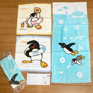 【新品未使用】ピングー&ピンガ タオル 4枚セット②