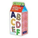  wooden magnet mud papi-Pattern Pop Wooden Magnetic Letters intellectual training toy English child ABC toy Chronicle books toy *③