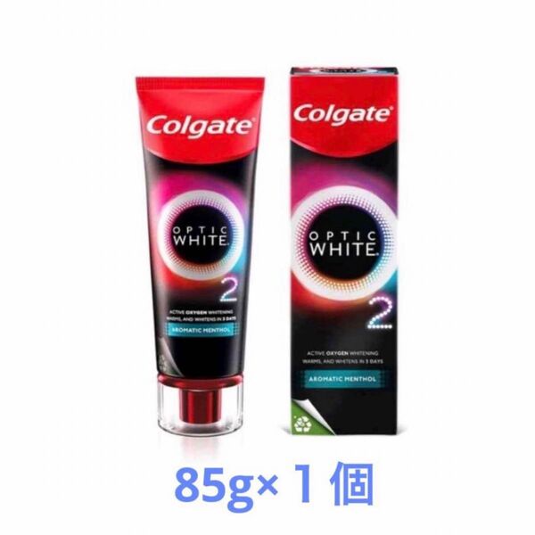 ※85g×1コ コルゲート オプティックホワイト O2 オキシゲン 送料込 ホワイトニング 歯磨き粉