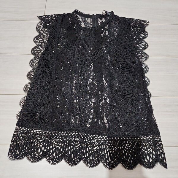 ZARA ノースリーブ レース