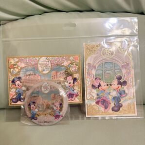 ファンタジースプリングスホテル ポストカード 缶バッジ