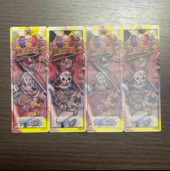 【カテ変○】ナツコミ ONE PIECE 4枚 ワンピース