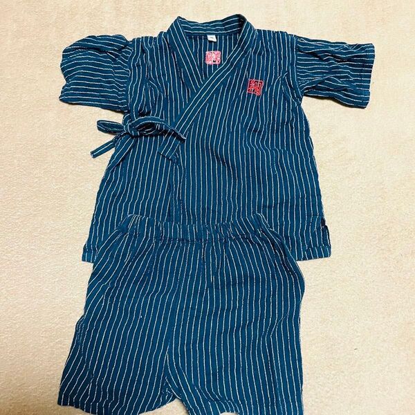 本日限定 最終値下げ 値下げ セール 90cm 子供服90 甚平 浴衣 美品 夏 夏服 男の子 男 祭り 夏祭り 着物 子供