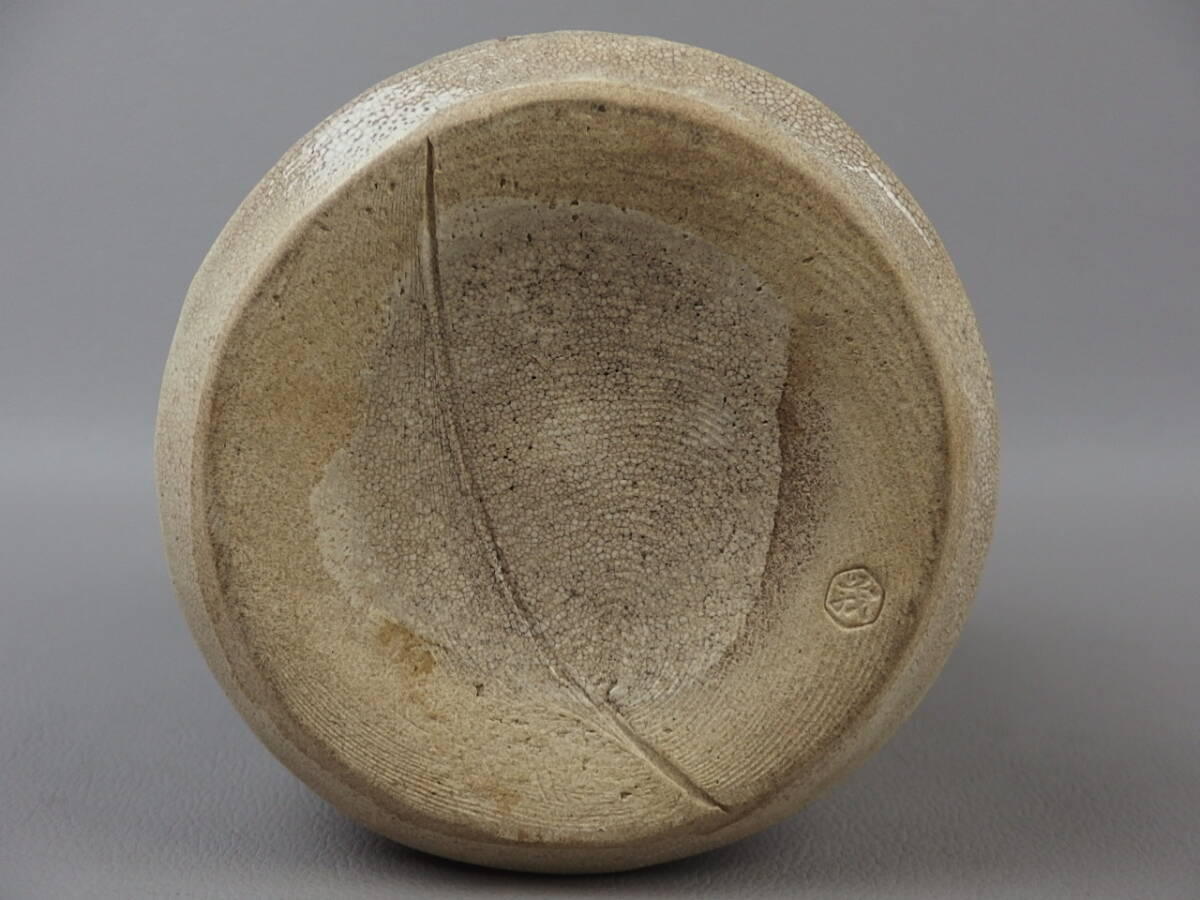 【骨董・茶道具】★山口茂★★織部水指 fm097tb42.1 【骨董・茶道具】★山口茂★★織部水指 fm097tb42.1