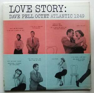 ◆ DAVE PELL Octet / Love Story ◆ Atlantic 1249 (black:dg) ◆