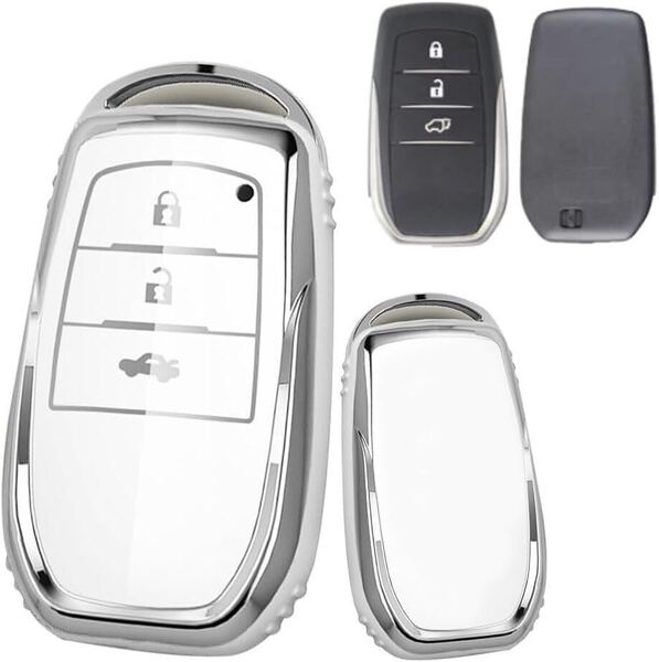 トヨタ専用 スマートキーカバー キーケース キーホルダー シリコン 傷防止