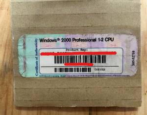 C13997)Windows 2000 Professional 1-2CPU стандартный Pro канал ключ наклейка 1 листов 