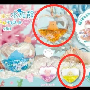 つぶらな瞳 ゆらぷかマスコット ハート めんだこ くらげ
