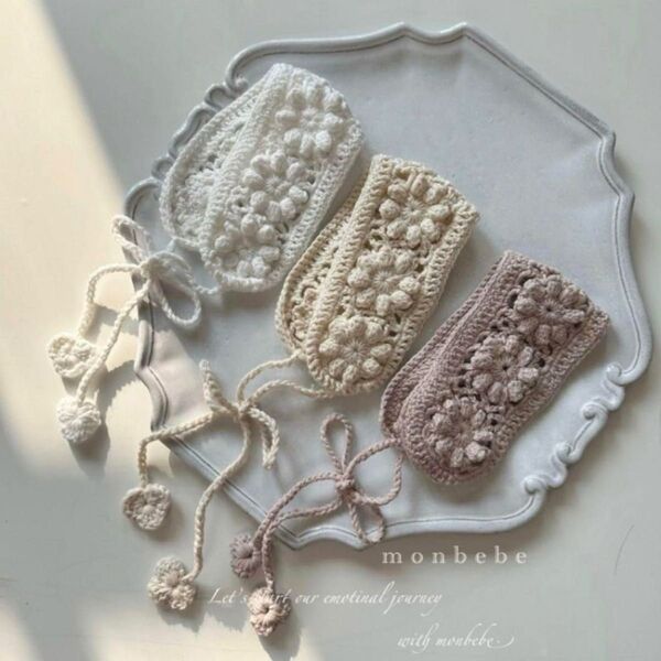 monbebe handmade Knit hairband ヘアバンド
