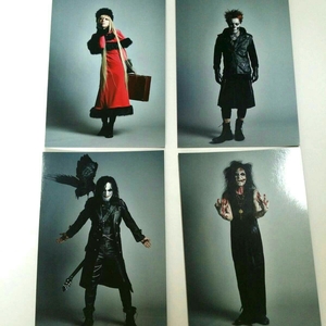 フォトカード SADS EVILS HALLOWEEN web限定 A 4枚組 黒夢 清春 KUROYUME KIYOHARU SADS サッズ