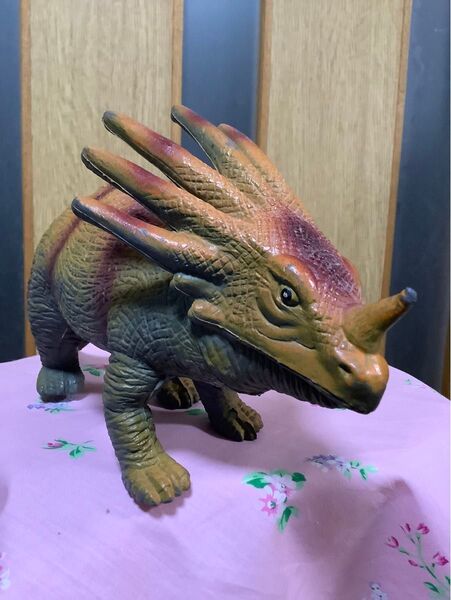 当時物 恐竜フィギュアダイナソー1986 STYRACOSAURUSスティラコサウルス