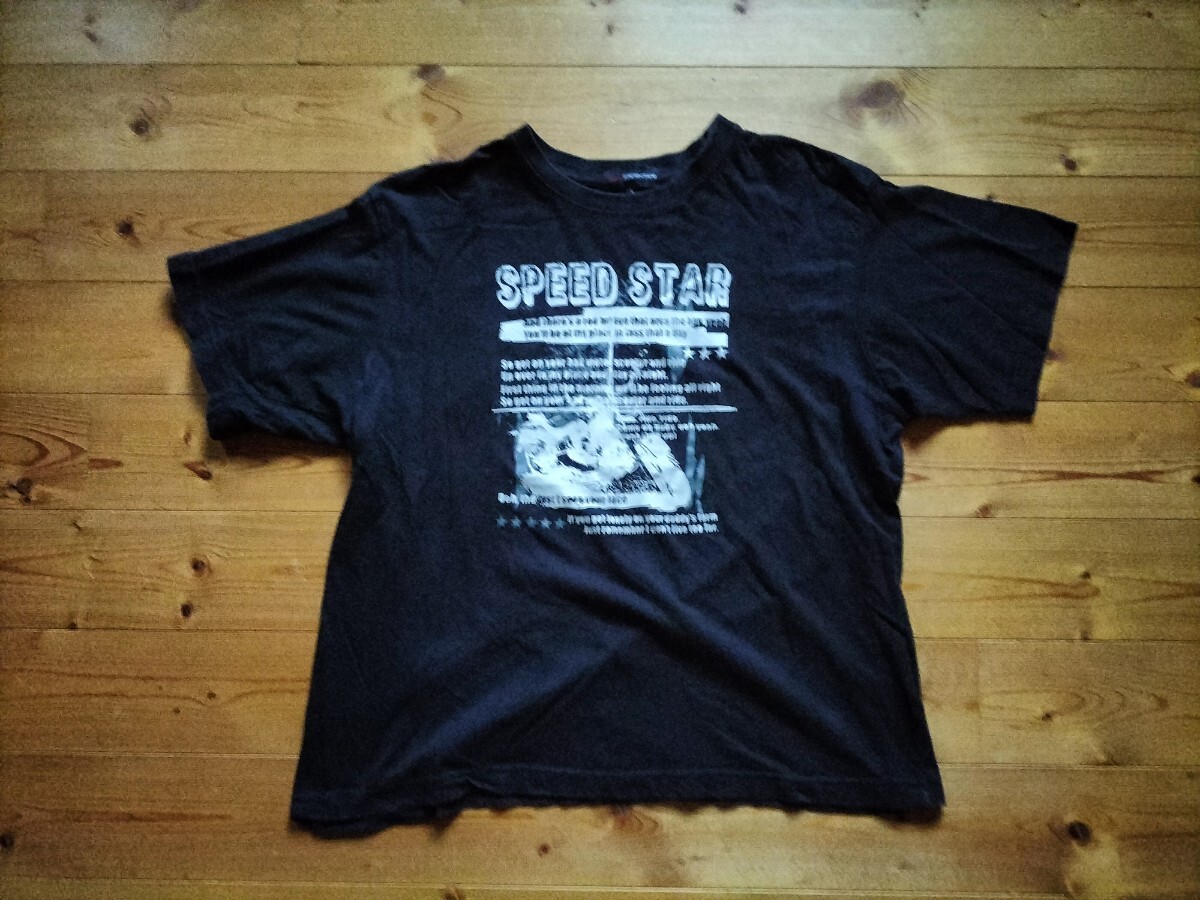  値下げ SPEED STAR Tシャツ Lサイズ 黒色 バイク バイカー ビン