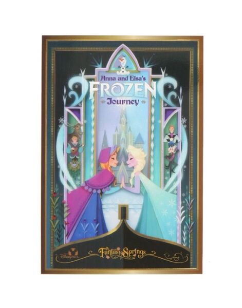 【パーク・オンライン品切れ中】ファンタジースプリングス アナとエルサのフローズンジャーニー ポストカード・メモ