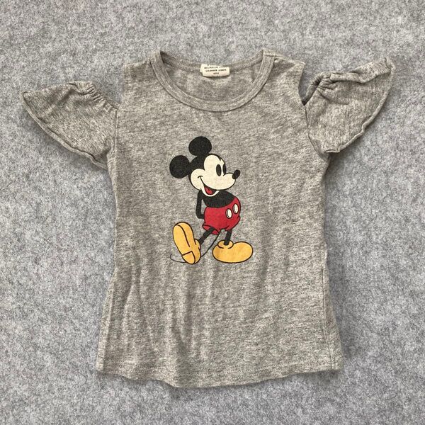 ミッキーTシャツ 肩出し ディズニー 100㎝ DISNEY