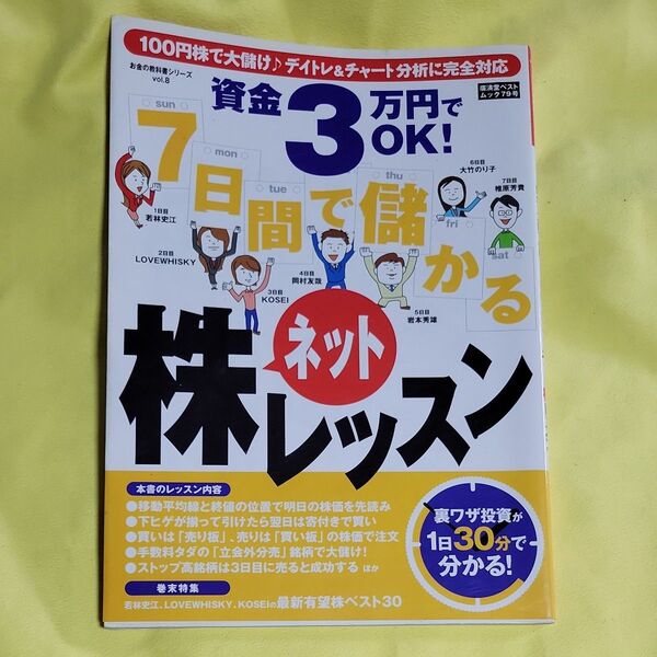 資金3万円でOK!7日間で儲かるネット株レッスン 廣済堂出版