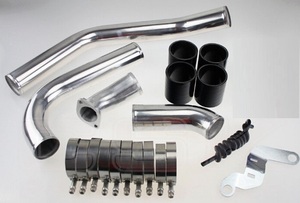  special price Lancer Evolution 10 CZ4A intercooler aluminium piping kit black 