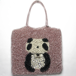  Anteprima large circle establishment 300 anniversary commemoration pink Panda ani mare wire bag ANTEPRIMA pink 