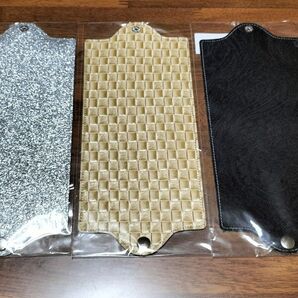 3セット マスクケース 日本製 不織布マスク用 主にプリーツ型不織布マスク 抗菌 マスクホルダー シルバー ブラック ベージュ系