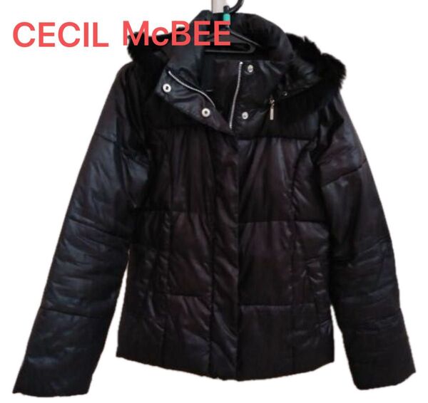 CECIL McBEE セシルマクビー 中綿ジャケット ブラック M☆新品同様 レア 完売品