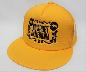 CH07ボースポーツ フラットキャップCALIFORNIAカリフォルニア 刺繍Bo Sport平つば メッシュキャップ野球帽CAPベースボール キャップ