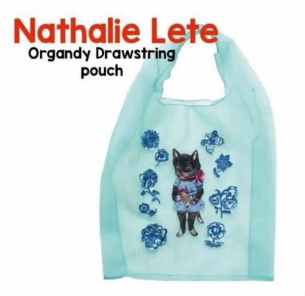 Nathalie Lete Organdy Bag Black cat クロネコ トートバッグ ナタリーレテ オーガンジーバック