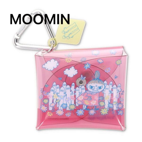 リトルミイ マルチケース レッド ムーミン MOOMIN 新品 ミィ 小物入れ キーケース ニョロニョロ