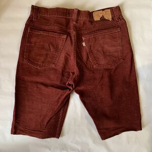 LEVI'S #517 リメイク コーデュロイ ショートパンツ SIZE 33Levi's