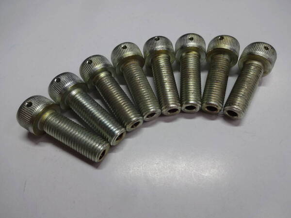 六角穴付ボルト(中空肉抜き加工及びワイヤリング穴加工品) M10×P1.25(細目)×30L 8本【送料込】