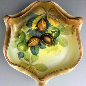 【希少】オールドノリタケ モールド 3D ナッツボウル 胡桃 クルミ 栗 いちぢく イチヂク アンティーク